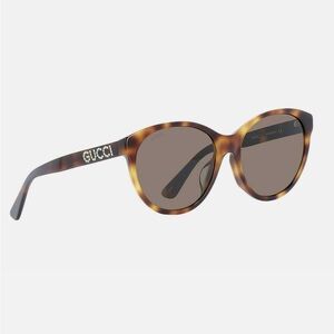 Gucci crystal logo cat eye sunglasses
